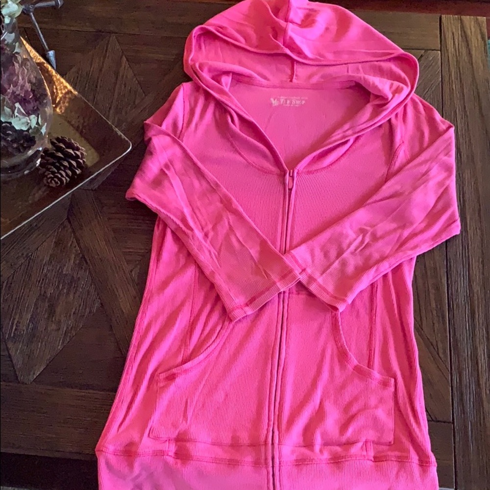VS Hot Pink 3/4 Hooded Jacket